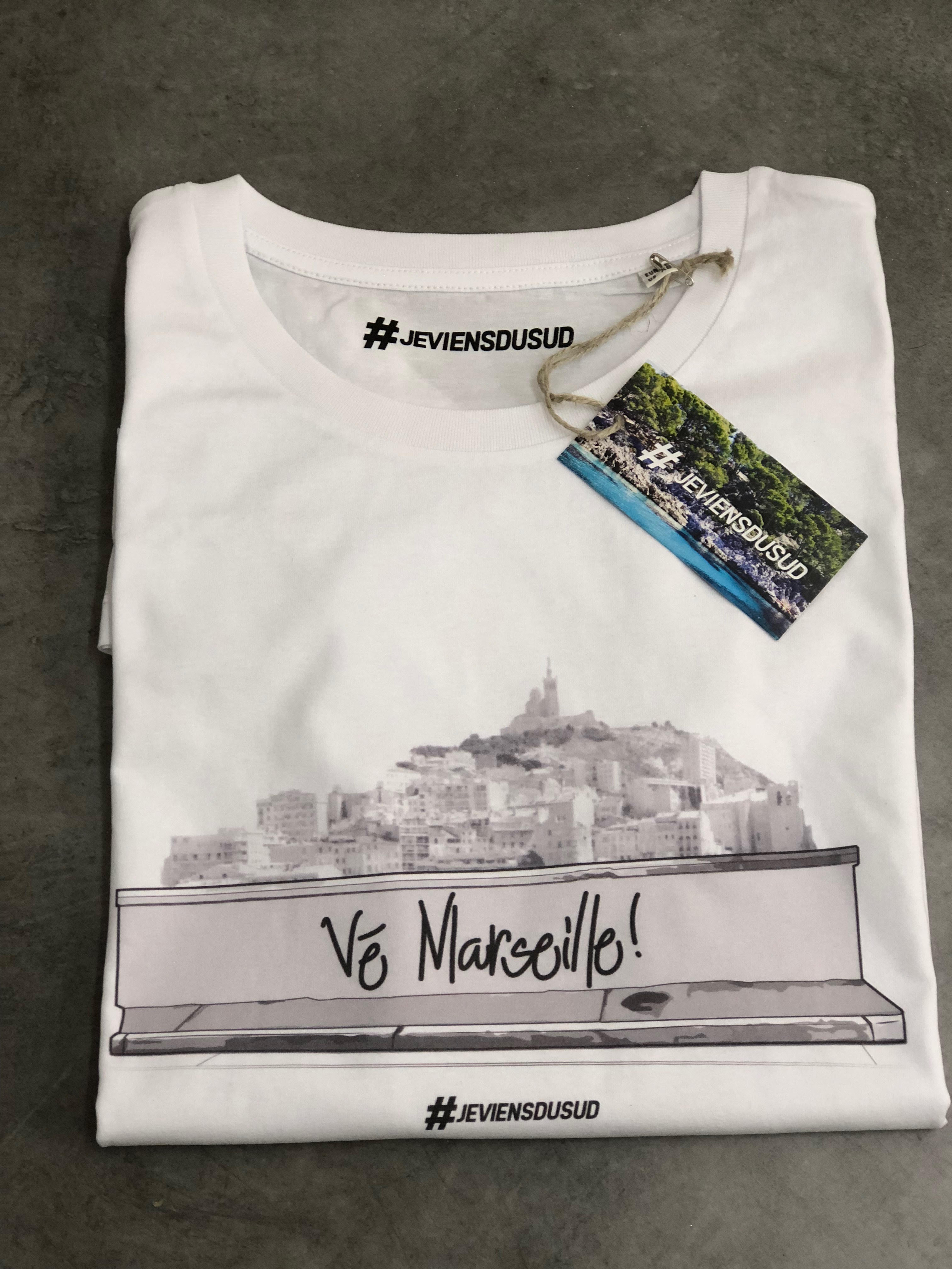 T shirt V Marseille Je viens du sud